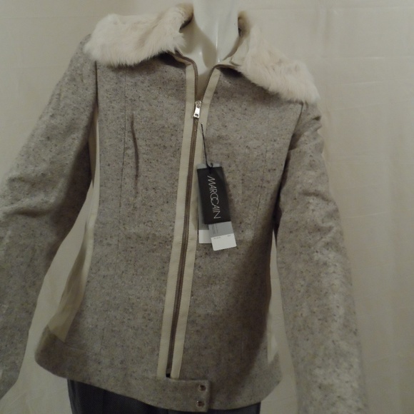 MARCCAIN JACKET WOOL/SILK NWT - Picture 4 of 6